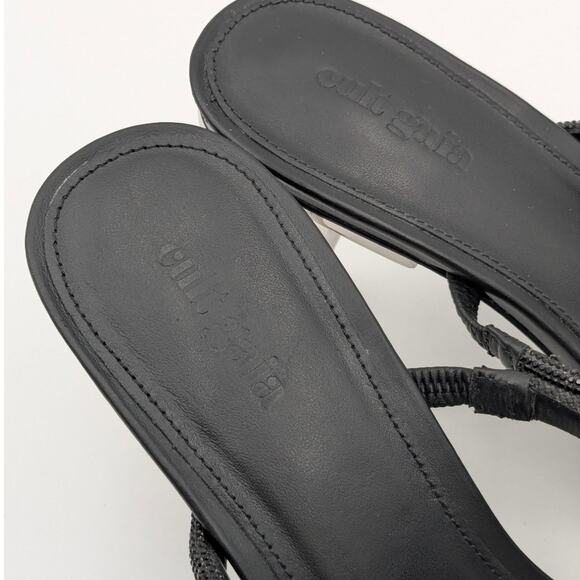 Cult Gaia Anya Embellished Iron-Heel Sandals Women's Square Toe Size US8.5 EU39 - Picture 13 of 16